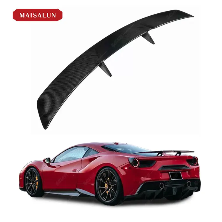 

High Quality N Style Carbon Fiber Spoiler For 488 Spoiler Upgrade To N Style Rear Wing