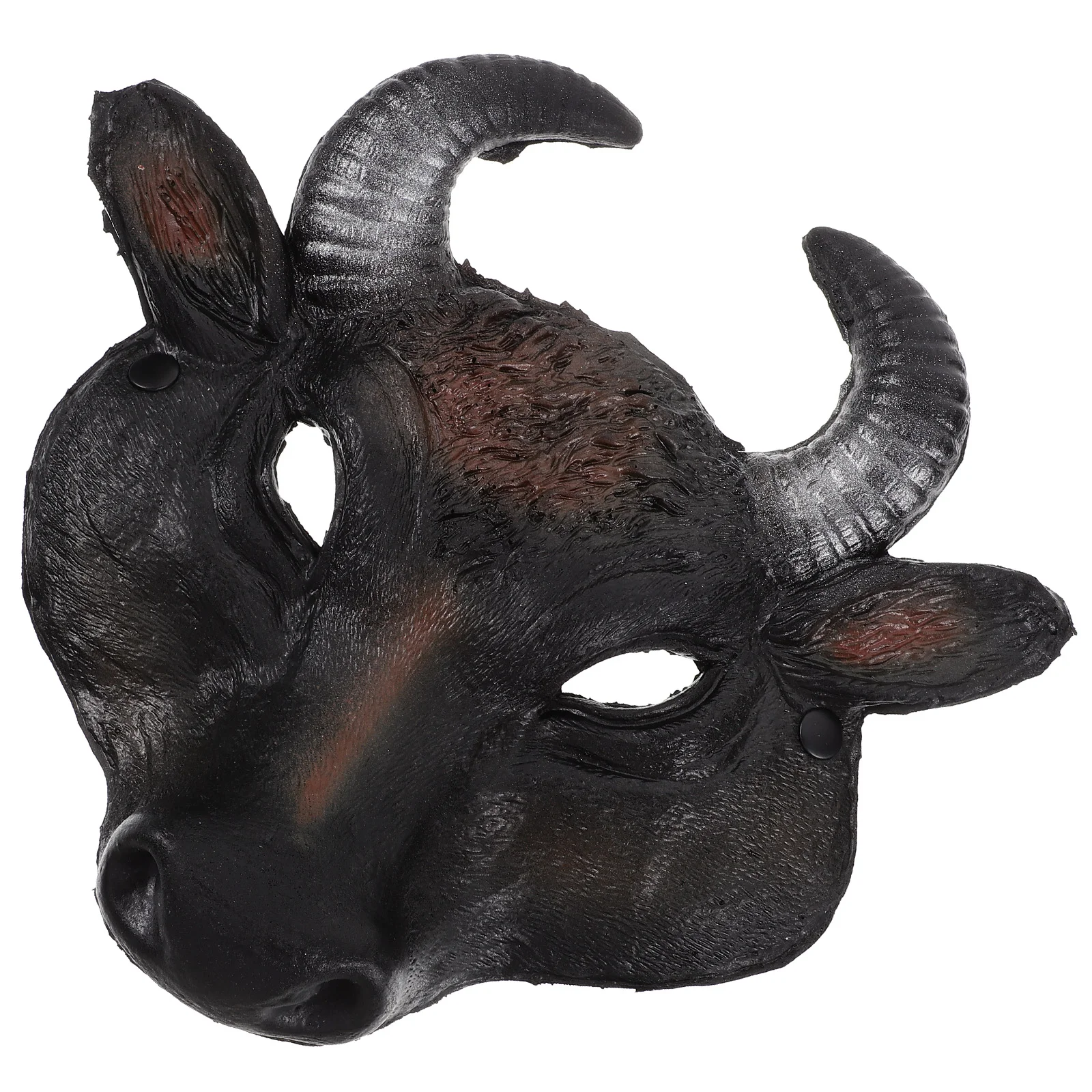 

Halloween Decor Cosplay Decorative Animal Mask Carnival Party Pu Cow (original Color) Stage Props Masquerade Supplies for Miss