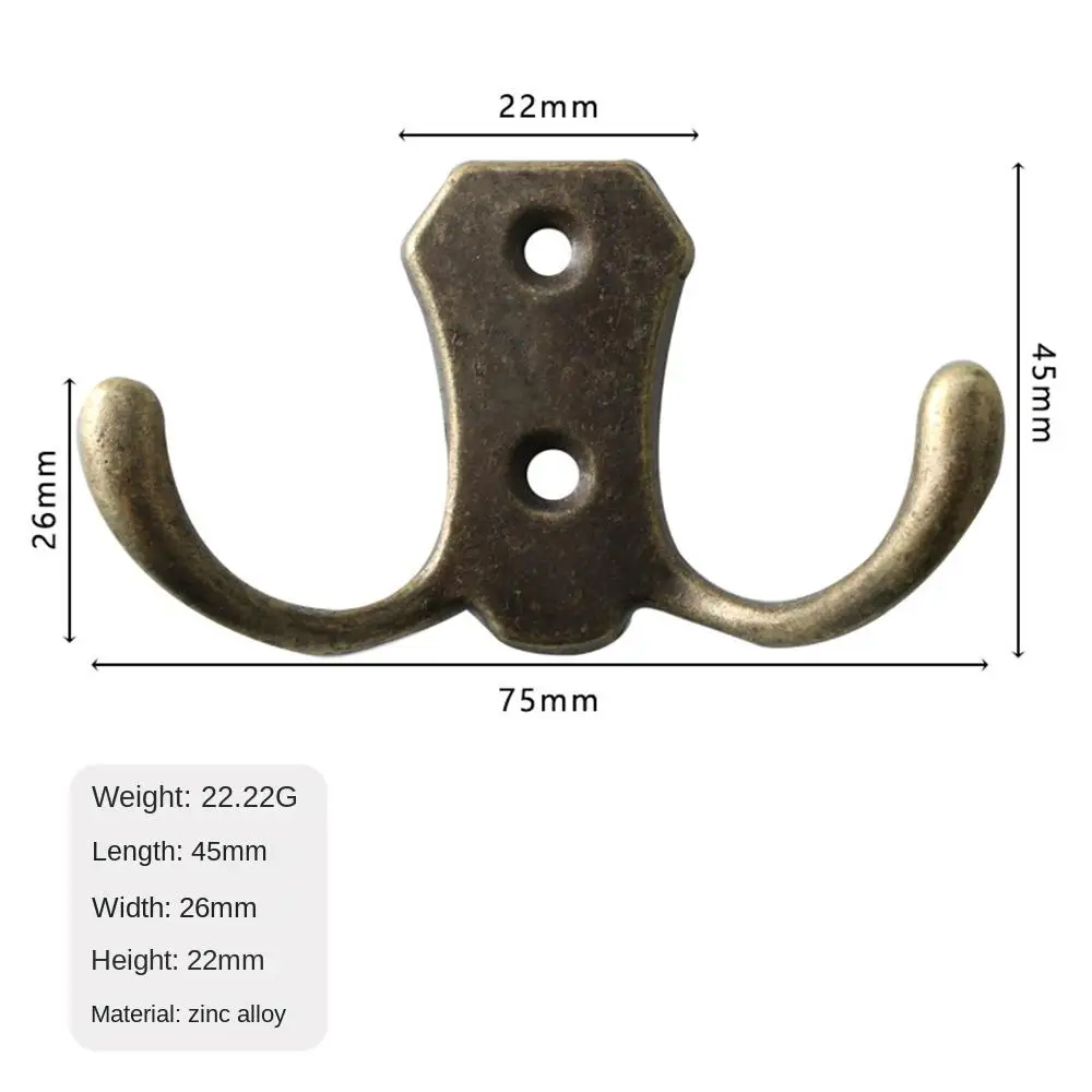 2PCS Sturdy And Durable Hanger Hook 3 Colors Install Wall Hanging Hooks Weight 22.22g Home Storage Home Storage And Storage Hook