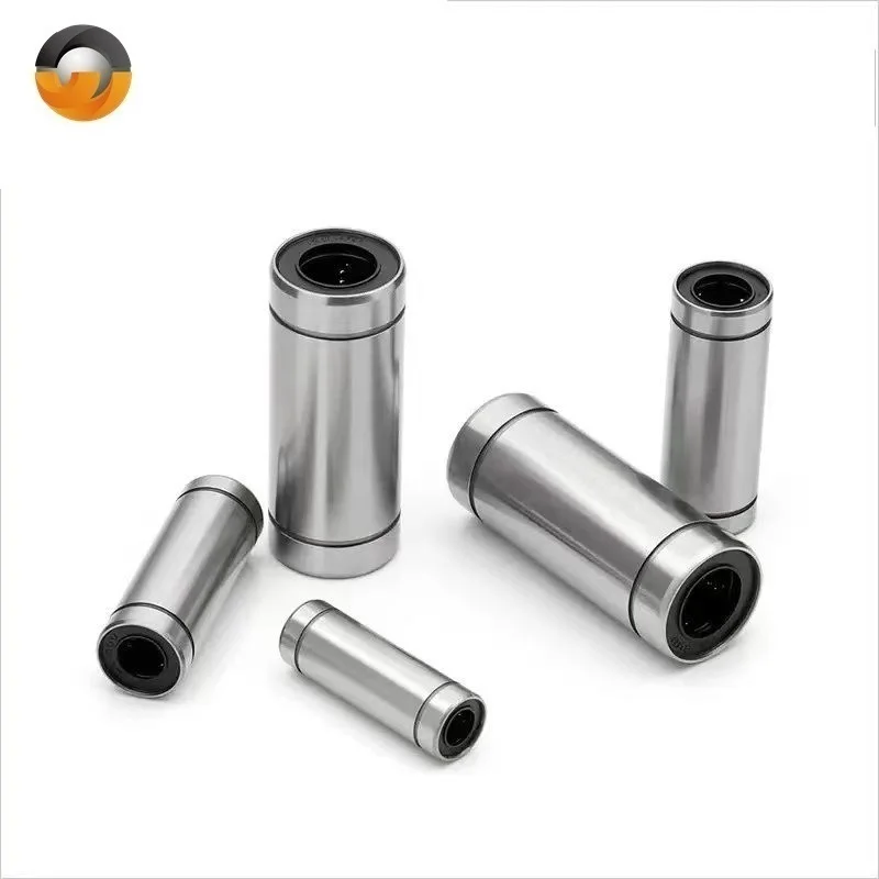 Rolamentos de movimento linear lmuu, 4 unidades, lm20luu lm16luu lm13luu lm12luu lm10luu lm8luu lm6luu ABEC-7 rolamentos lineares de tipo longo