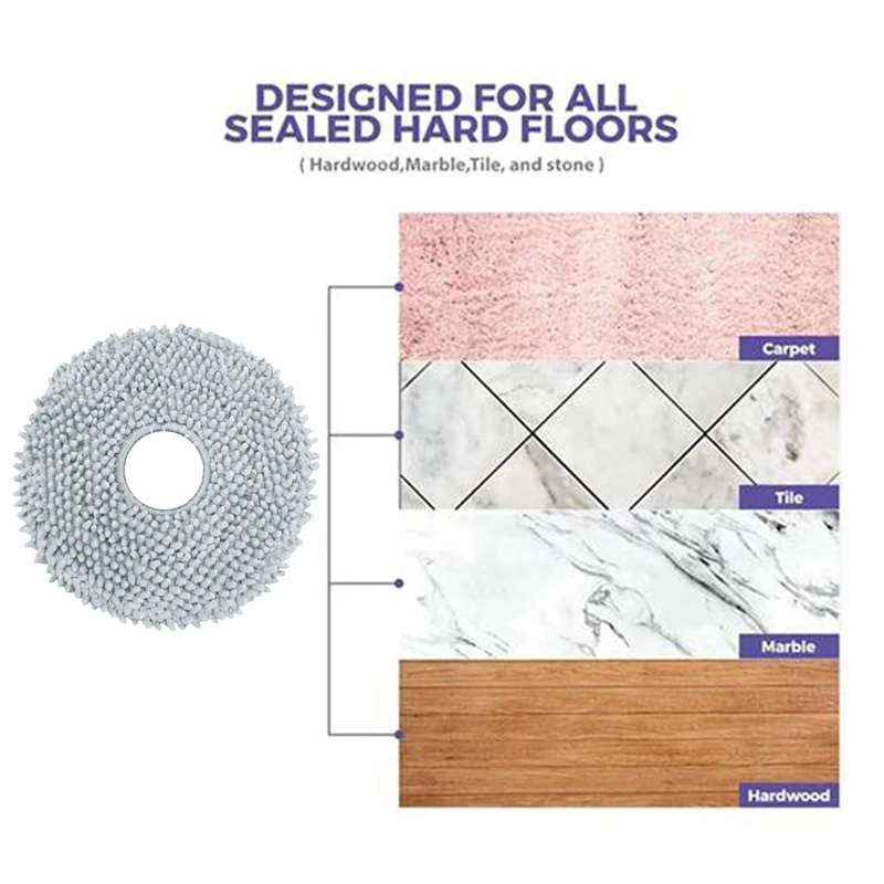 自動掃除機用スペアモップクロス,2個,ロボット用スペアパーツ10,プロモーション