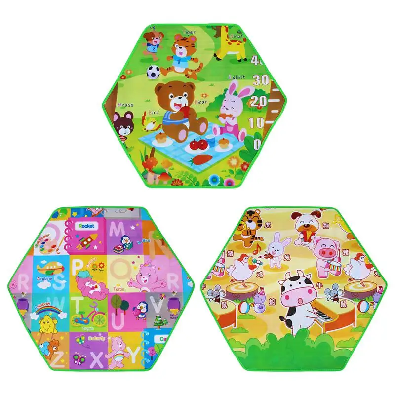 Newbornn-estera elástica hexagonal para gatear, Alfombra de juego para bebé, impermeable, antideslizante, para gatear, juguetes para recién nacidos