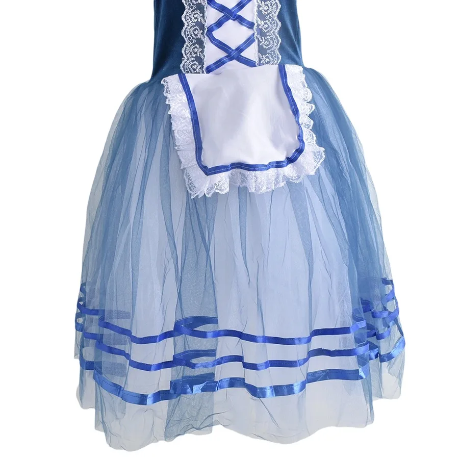 ブルー子供バレエドレスパフォーマンス服白鳥の湖チュチュプロフェッショナルガールズダンスバレリーナドレス衣装パーティードレス