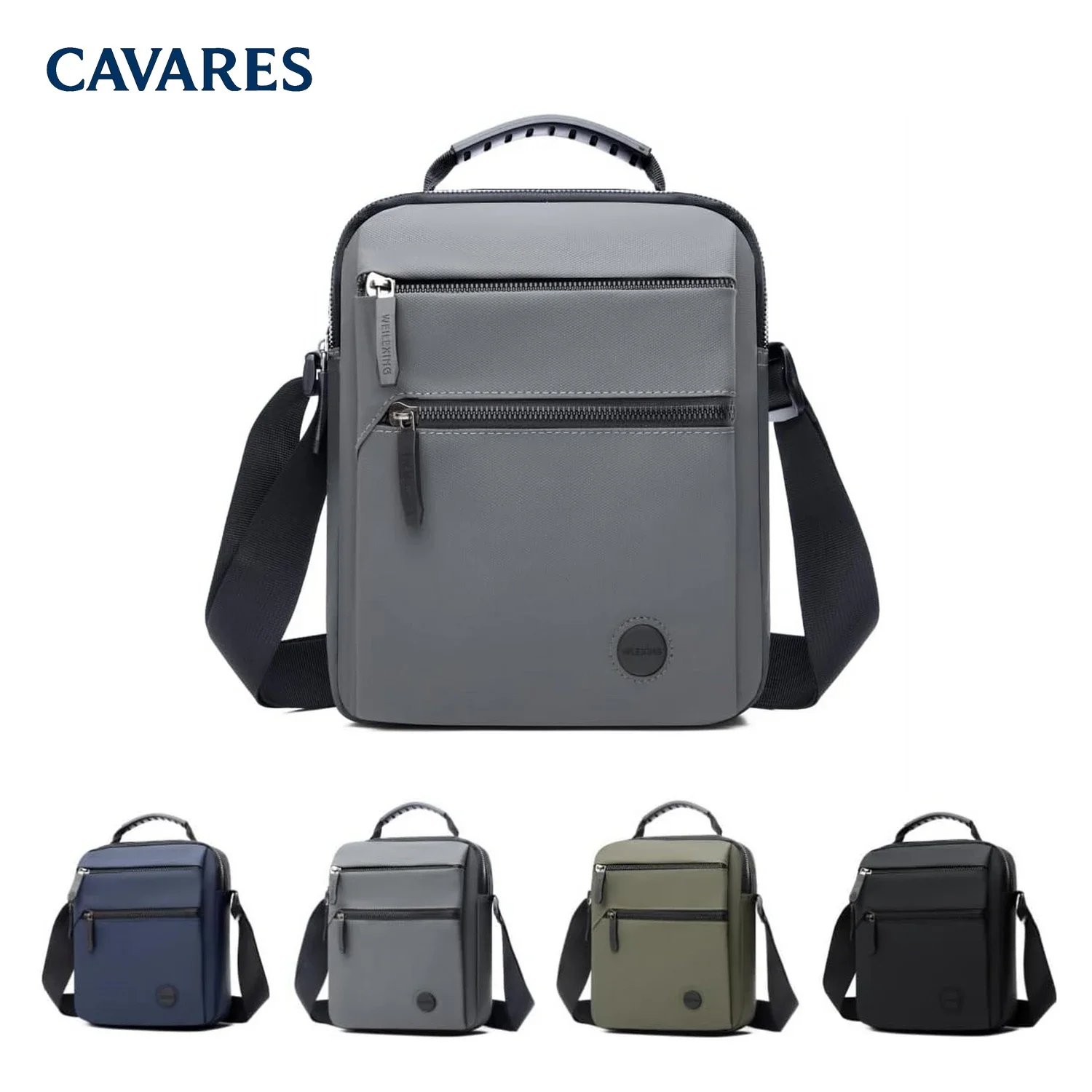 

Men Casual Sling Messenger Bag High Density Nylon Waterproof Shoulder Crossbody Handbag Large Capacity Travel Hiking work Daybag