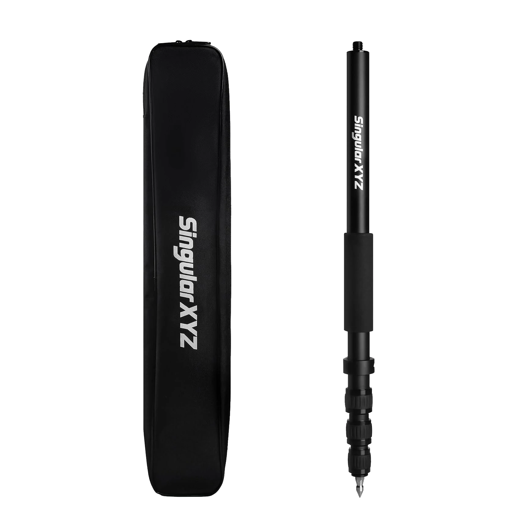 SingularXYZ Survey Equipment Accessory GNSS RTK Prism Aluminum Alloy Portable Centering Pole 1.8 m Telescopic GPS Receiver Pole