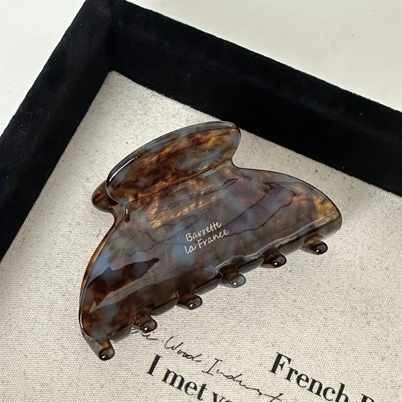 Elegante Haarklammer aus Acetat, mittlere Größe, süße Haarspange, Hai-Clip, Damen-Haarschmuck, Kopfbedeckung