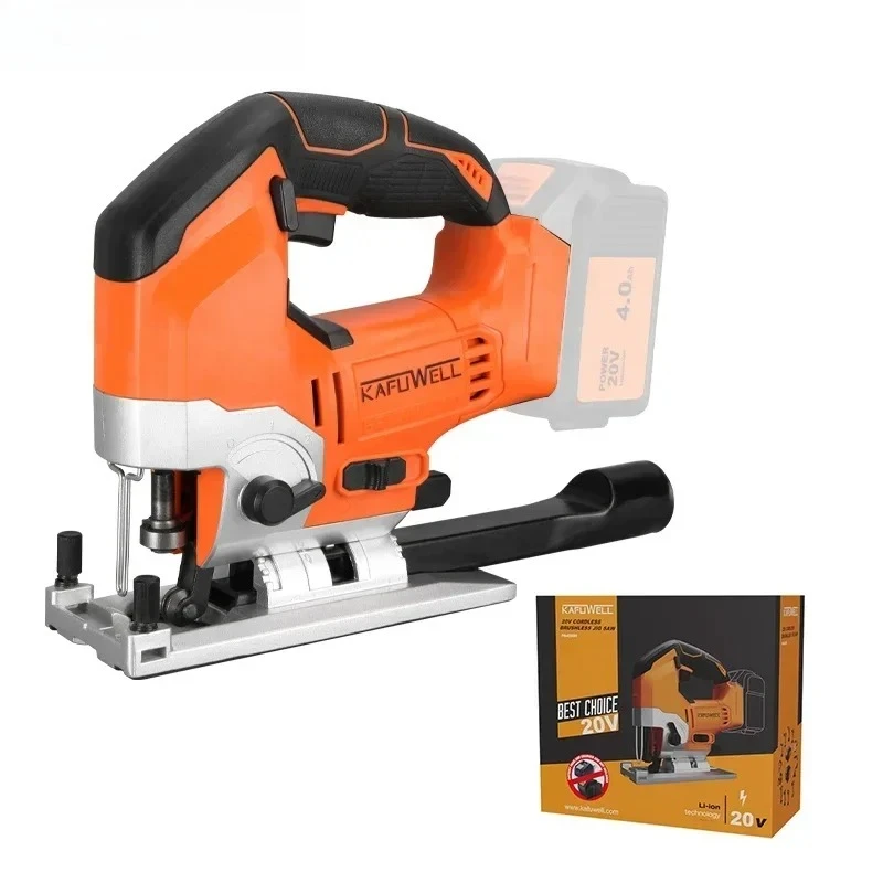 

Nick KAFUWELL PA4509H Cordless Jig Saw Kit 20v Lithium Ion Cordless Orbital T-shaped 3000 Spm Jigsaw