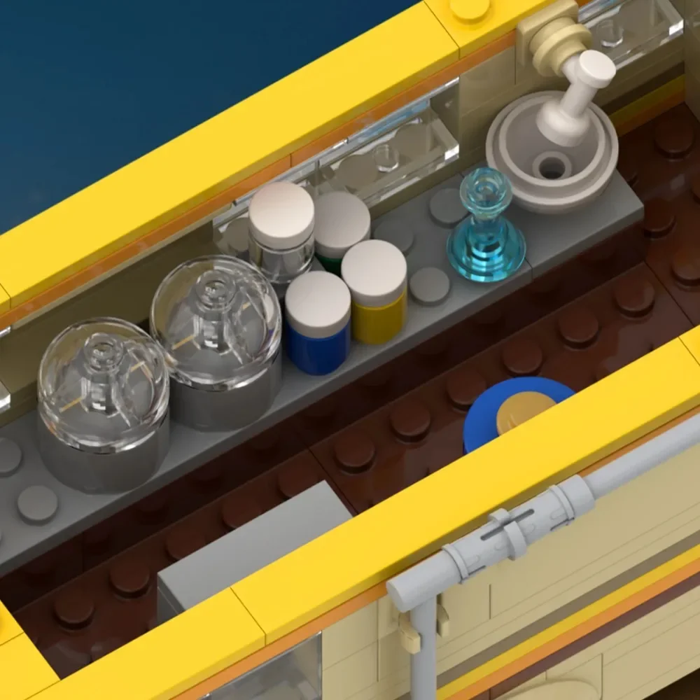 360Pcs Film MOC Breaking Bad RV Bus Auto Modell Bausteine Edacational Ziegel Spielzeug für Kinder Geburtstag Geschenk – Detail 9