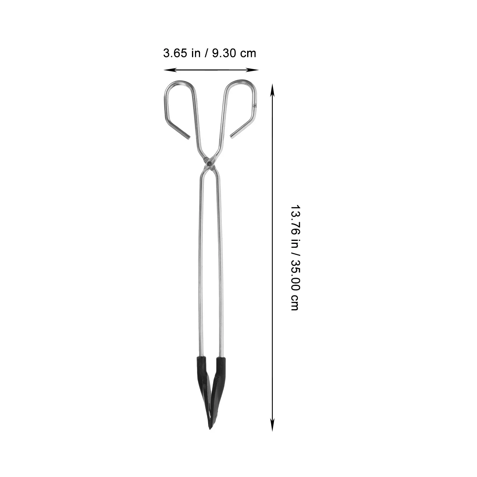 2Pcs Iron Nylon Garbage Clip Trash Picker Outdoor Cleaning Grabber Long Handle Easy Use Sanitation Tool Helping Grabber