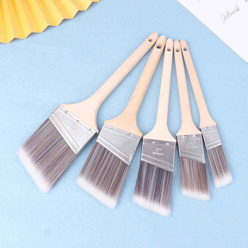 1PC For Decorating Door Window Professional Ceiling Paint Brush Set Indoor Outdoor Wooden Handle Wall Sash Multifunction DIY