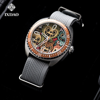 IXDAO IPOSE 2025 New Diving Men's Automatic Mechanical Watch NH35 Sapphire Stainless Steel Sport 20Bar Night Light BWG-9 Reloj H
