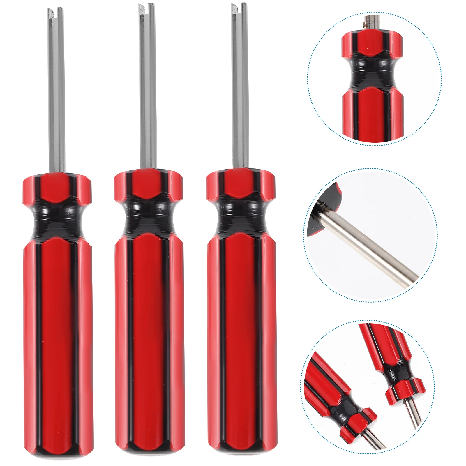 

5 Pcs Car Repair Tool Set Valve Core Auto Body Tools Stem Tire Disassembling Remover Polypropylene Install Removal Puller