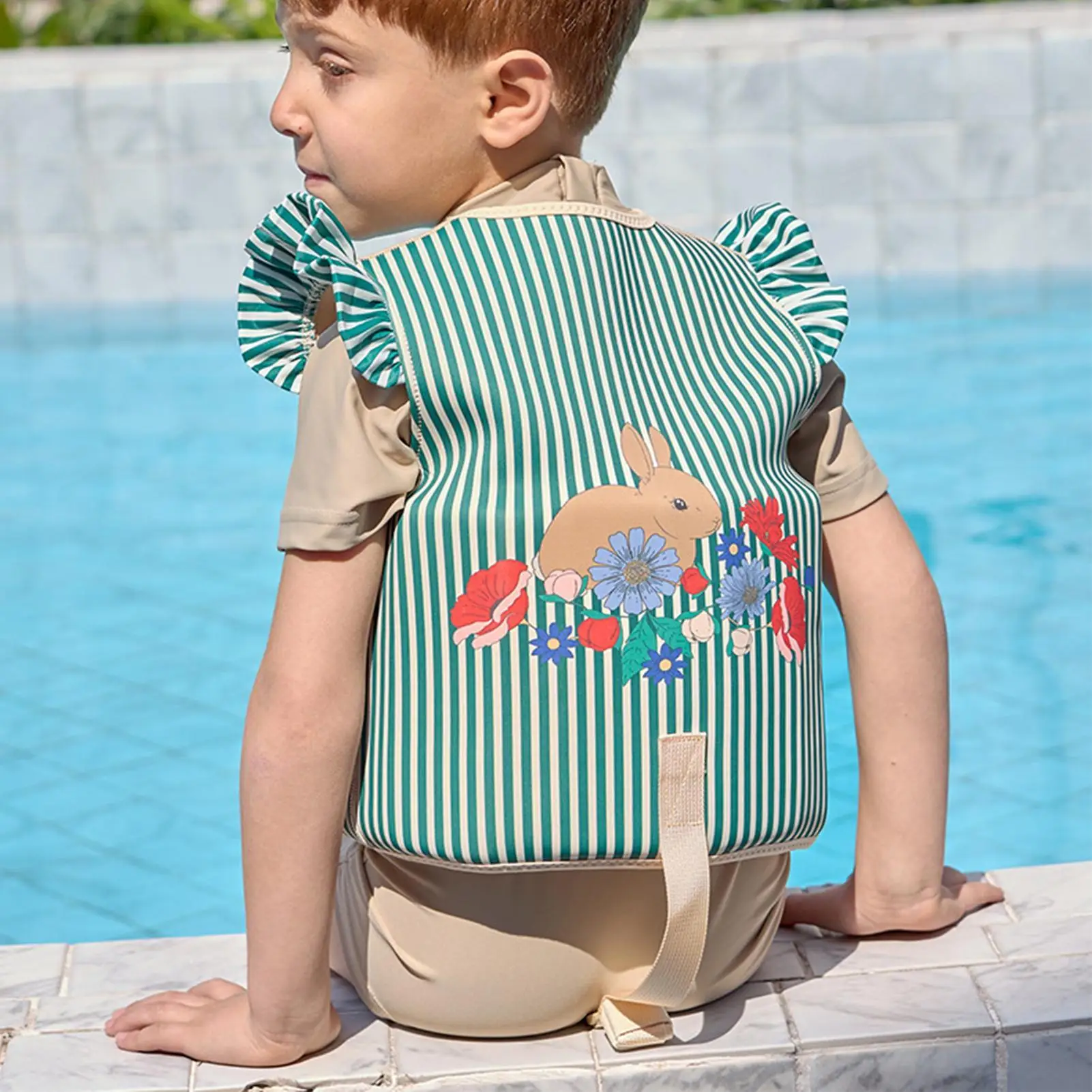 

Swim Vest For Kids Zipper Swim Trainer Vests For Ages 2-7 Kids Inflatable Training Aid For Outdoor Boys Girls School Pool Beach