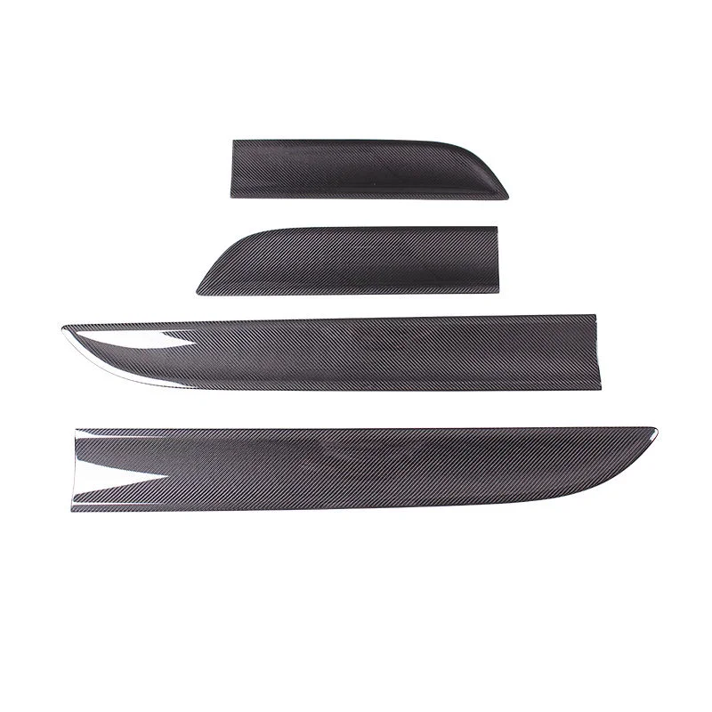 True Carbon Fiber Side Skirt Extension Trim For Porsche Macan 95B 2014-2023 Body Kit Upgrade Rocker Panel Cover
