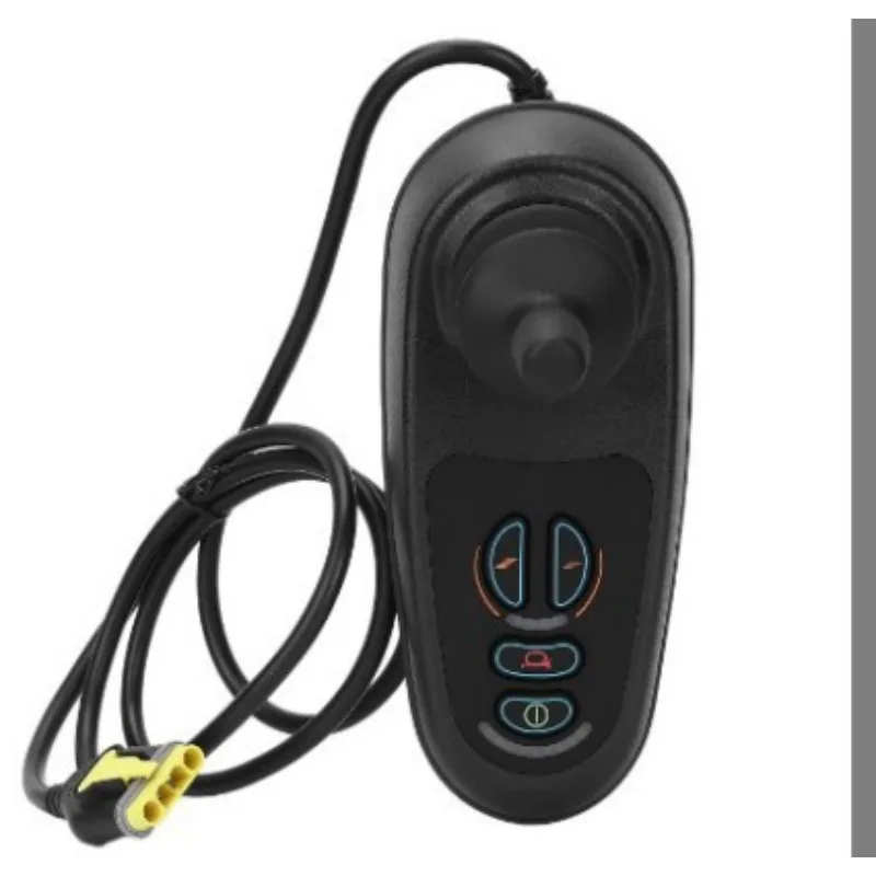 Electric wheelchair controller, top control universal handle