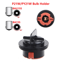 1x For Peugeot 206 307 308 407 Citroen C3 DS3 1156 P21W PY21W Bulb Holder Base Turn Signal Light Socket Accessories