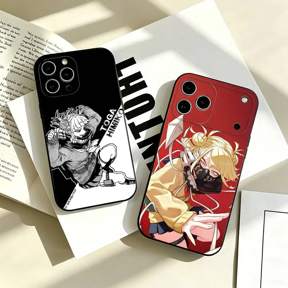 Himiko Toga Toga Himiko Phone Case For iPhone 18,17, 16,15,14,13,12,11 Plus,Pro Max, Others Soft Black Cover