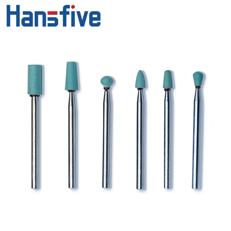 Hansfive Polishing Tool Diamond Grinding Head Instruments For Zirconia Dental Laboratory Dentist Burs Tools Polisher Drills