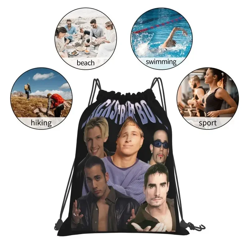 خمر باك ستريت بويز الموسيقى 2022 2023 Dna جولة هدية لمحبي الرباط أكياس حقيبة قاعة رياضة حقيبة مدرسية للشاطئ