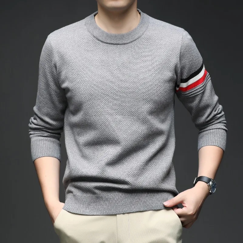 

Осень/зима 2022, мужской пуловер, свитер, трикотаж с длинными рукавами, толстовка с толстыми иглами, футболка, распродажа, новый стиль