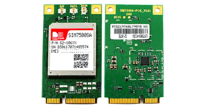 

SIMCOM SIM7500SA MINI PCIE LTE Cat-1 Module for Australia/New Zealand/South America LTE-FDD B1/B3/B5/B7/B8/B28 UMTS/HSPA+ B1/B5