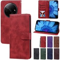 For Redmi A3X Case Leather Wallet Flip Case For Xiaomi Redmi A3 Cover RedmiA3X Funda Coque For Xiaomi Redmi A3X Phone Case Cover