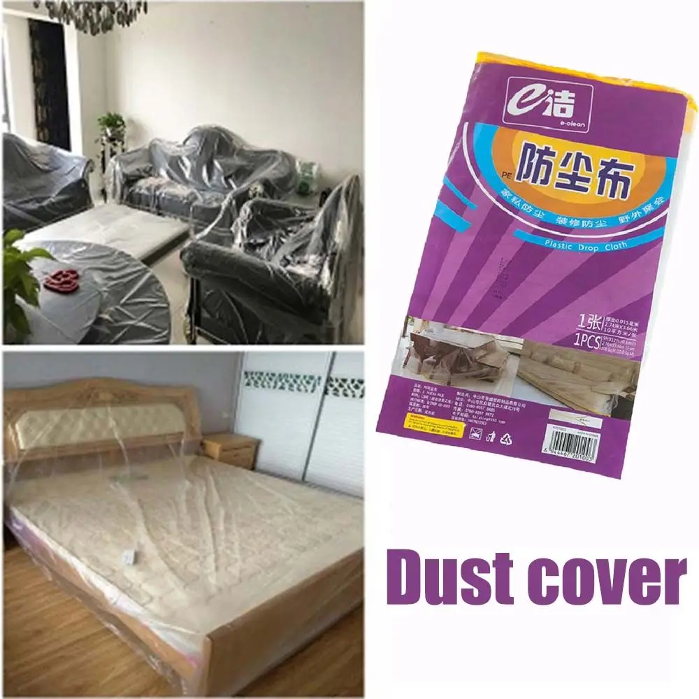 Cube Waterproof Household Bed Plastic Decoration supplies Picnic Mats Dust Film Furniture Cover Dust Covers Protective Case