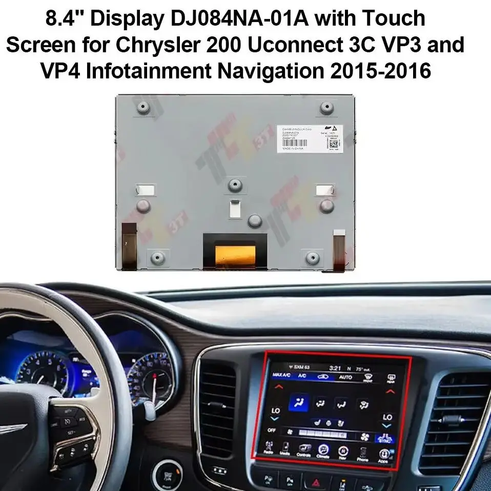 

Navigation Display with Touch Panel for Jeep Cherokee Dodge RAM 1500 DJ084NA-01A