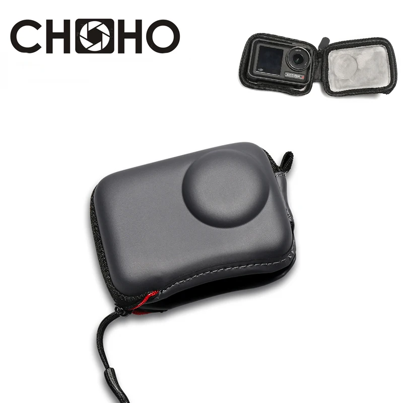 Für DJI Osmo Action 3 4 5Pro Zubehör Mini Tasche Sammlung Fall EVA Tragbare Wasserdichte Halb Zip + Schloss Für Dji action4 Kamera