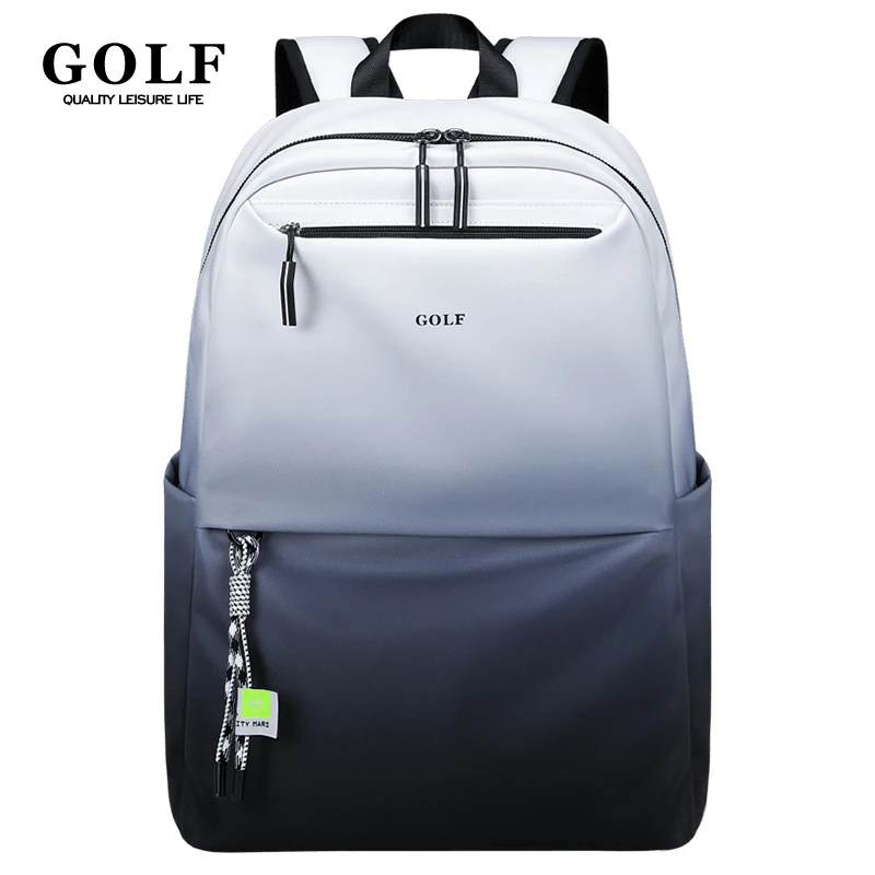 GOLF Backpack Men 15 inch Laptop Back Pack Bags Waterproof Nylon Backpacks Gradient Commuter College School Bag Lightweight 2024