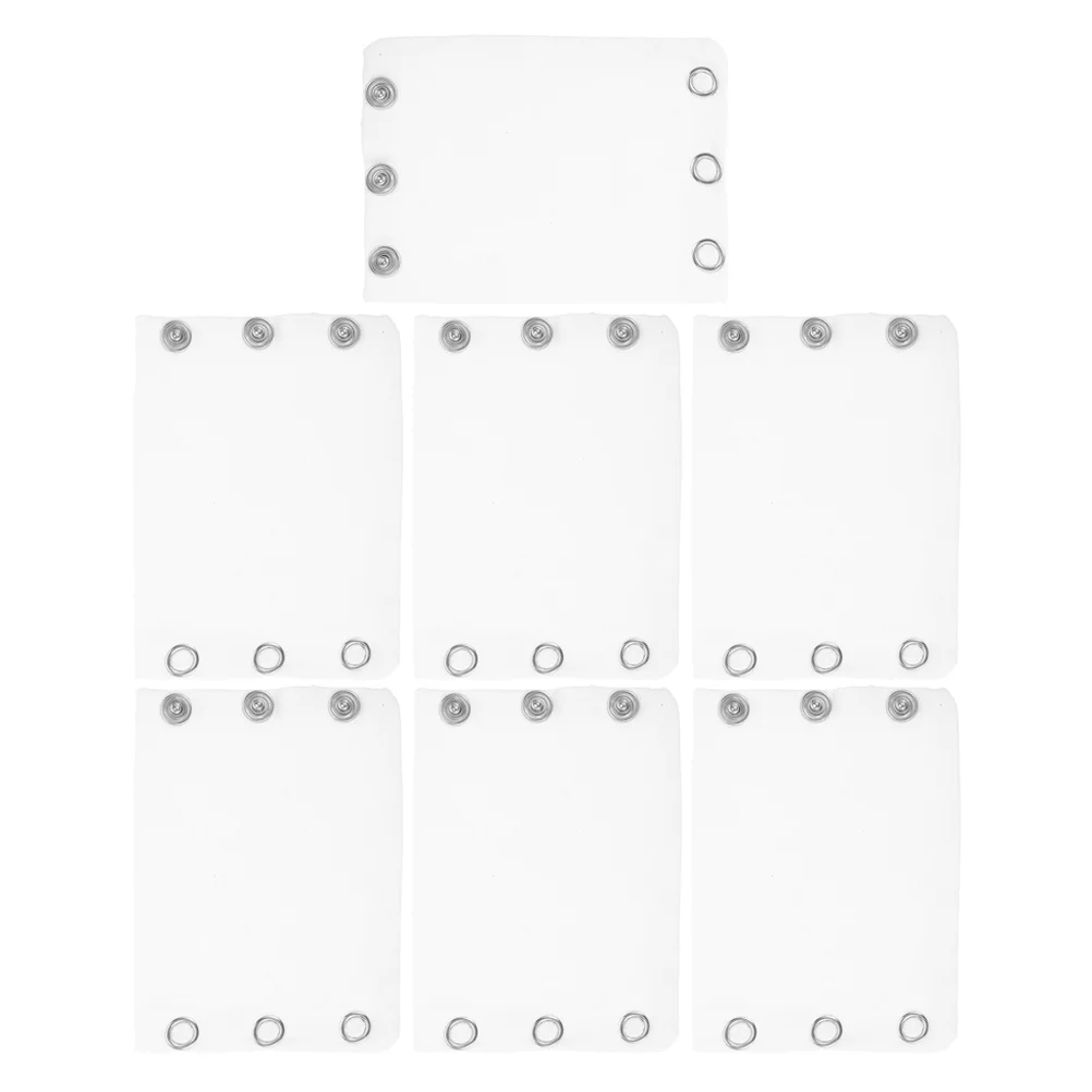 

7pcs Baby Bodysuit Extender Double Layer Soft Cotton Adjustable Snap For Infant Jumpsuits Warmth Extension Toddler Boy Girl