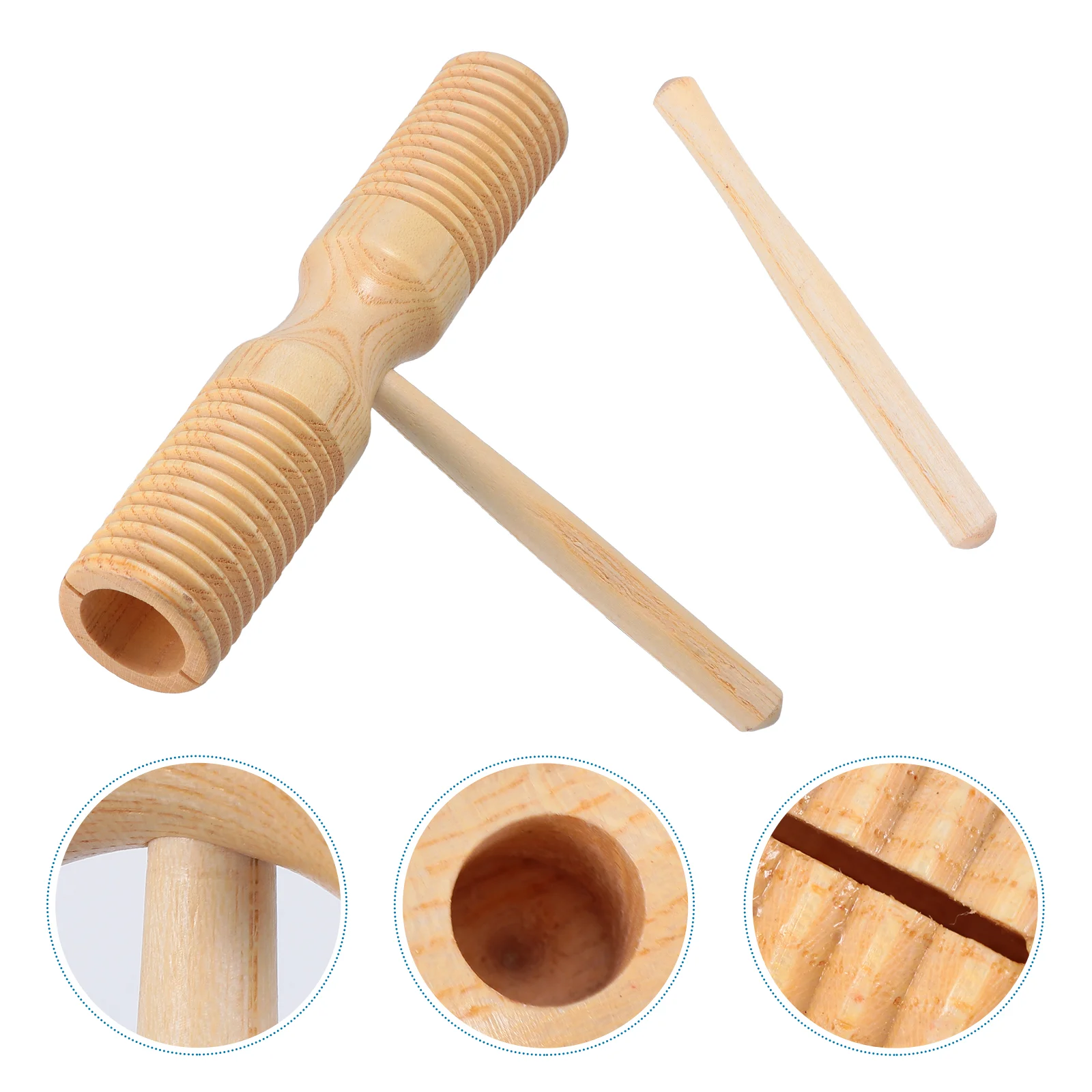 Instrumento musical auxiliares de ensino precoce brinquedo ferramenta de treinamento guiro percussão educacional de madeira