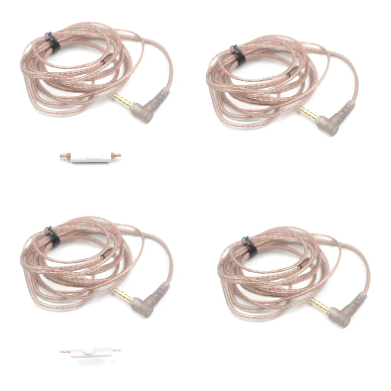 Enhanced Headset Cable Replacement for ZST/ZSR/ED12/ES3/ZS10/ZSN/ZSNPRO/ZS10PRO/AS16 Headphones Fast Transfer Wires