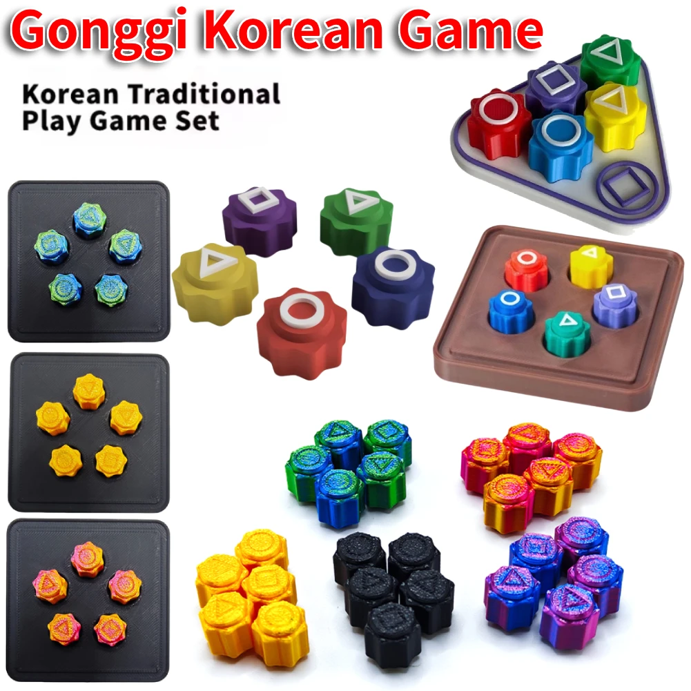 Gonggi جاك ستون الحصى مجموعة Gonggi لعبة الكورية الحجارة اصطياد لعبة اليد العين لعبة تدريب لعبة اللعب التقليدية الكورية