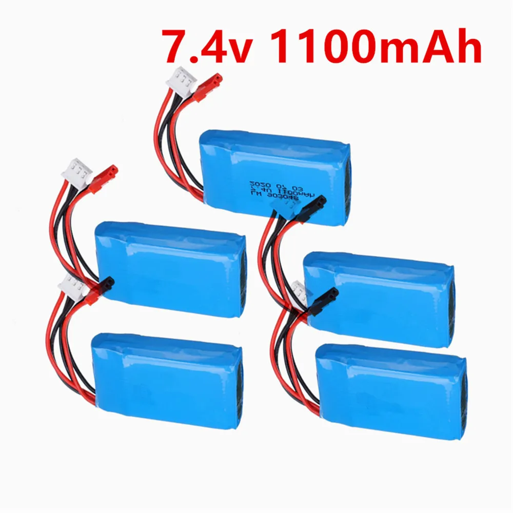 2026 NEU 903048 Akku für Wltoys 144001 V353 A949 A959 A969 A979 K929 1/18 RC Auto Ersatzteile 7,4V 1100mAh Lipo-Akku