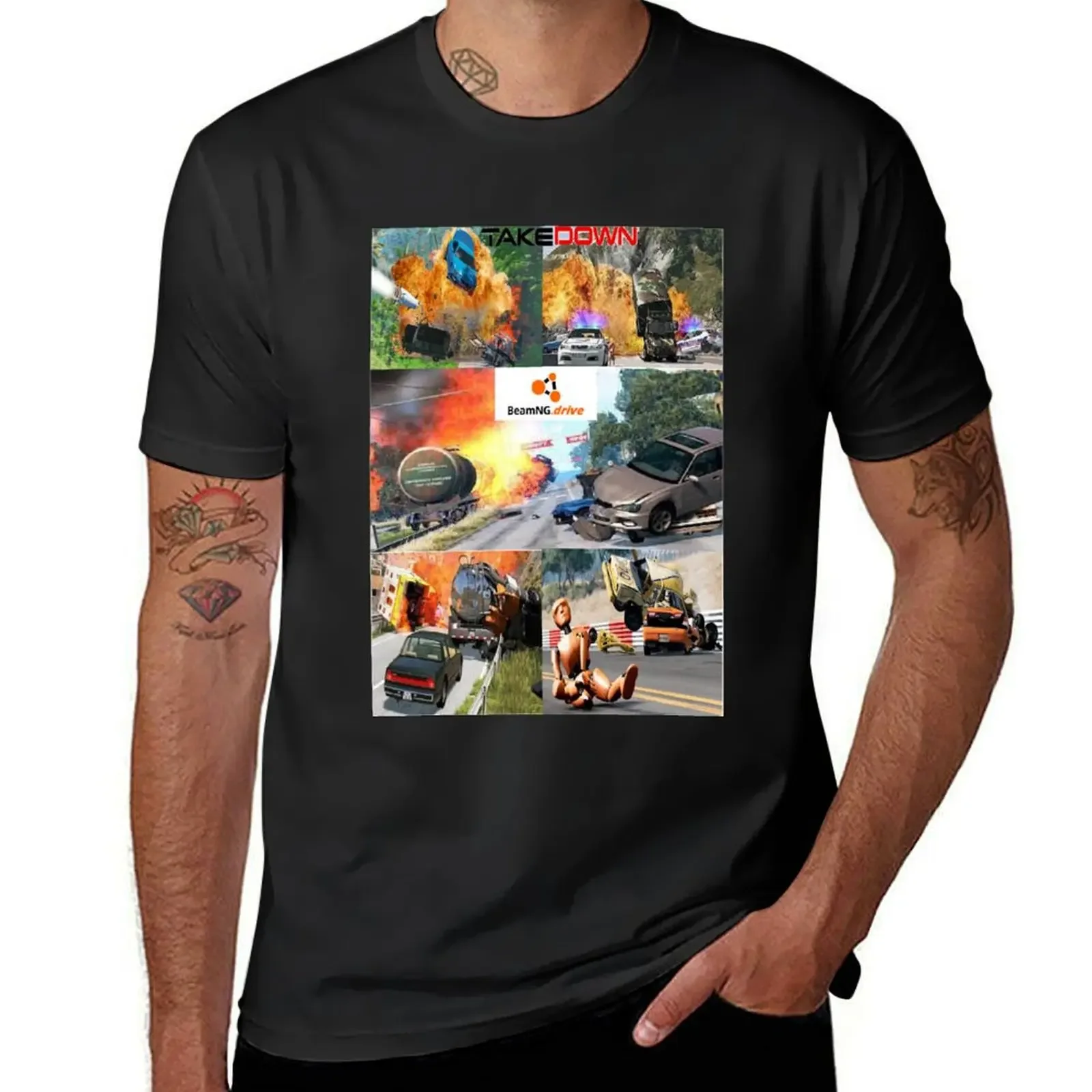 BeamNG TakeDown expression T-Shirt sports fans custom t shirt funny t shirts for men