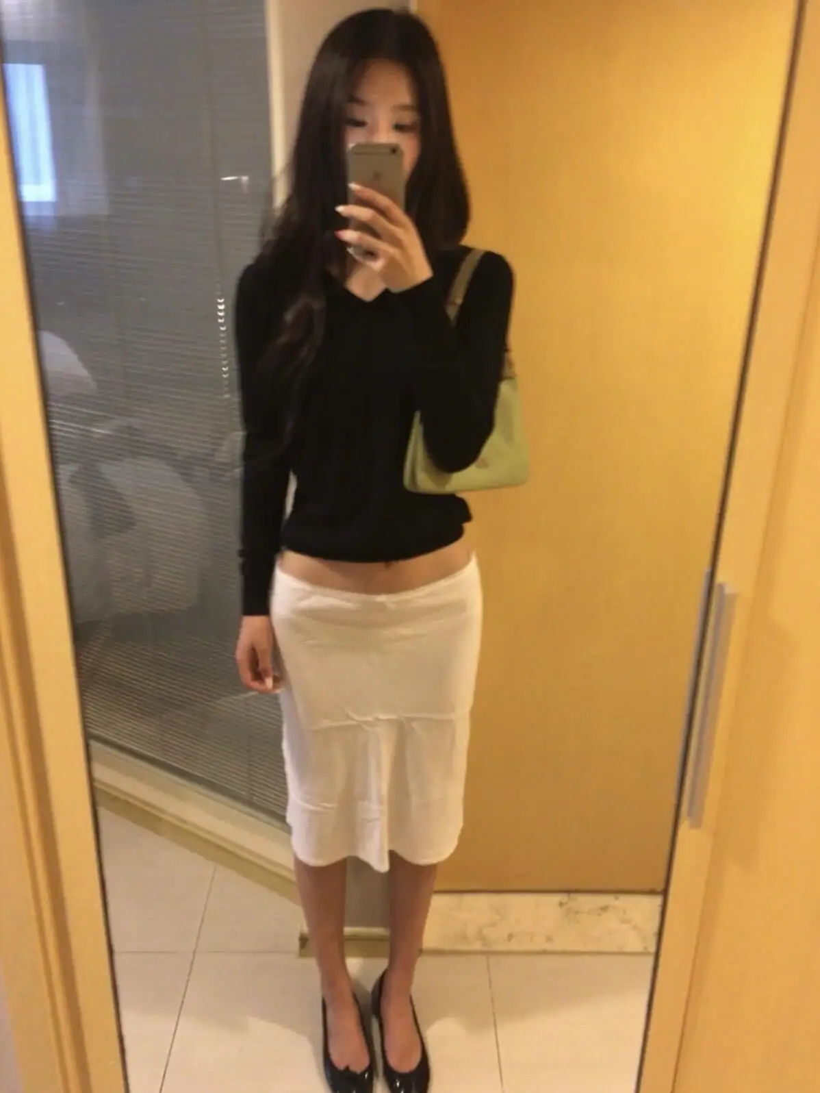 Low-Waist White Lace Trim  Skirt Women Spring Summer Pure Desire Sexy Small  Knot Lotus Leaf Wrap around Skirt