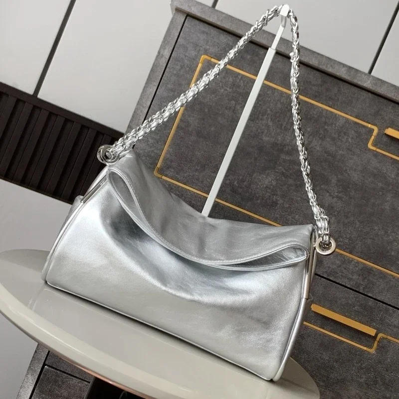 

Ladies Handbags Luxury Designer Large Capacity Genuine Leather Brand Bag High Quality Pure Colour Shoulder Handbag 2026