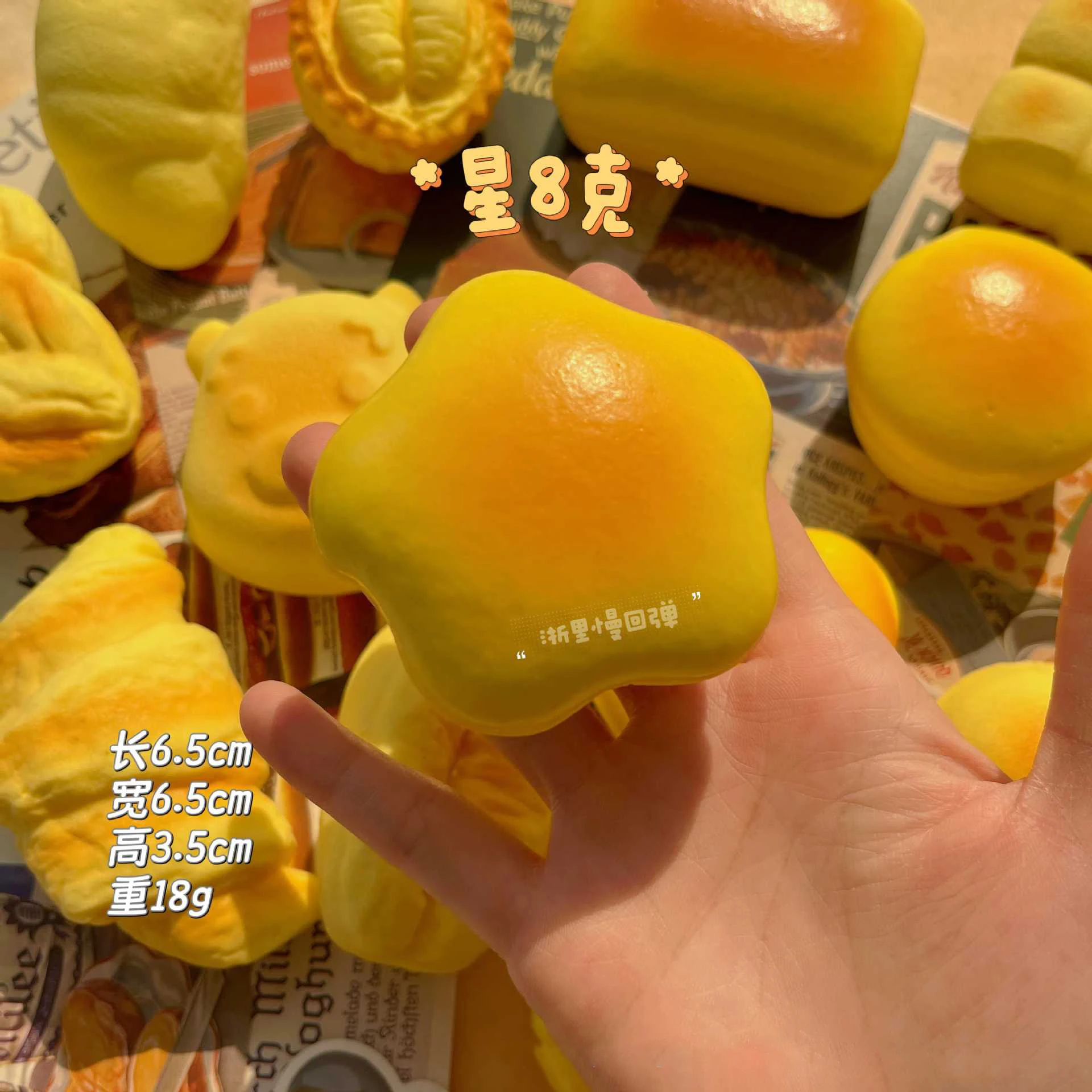 Squishy Super Soft Cheesecake PU Slow Rebound Squeeze Toy Cute Finger Sucking Sticky Hands Simulation Bread Pinch Sensory Fidget
