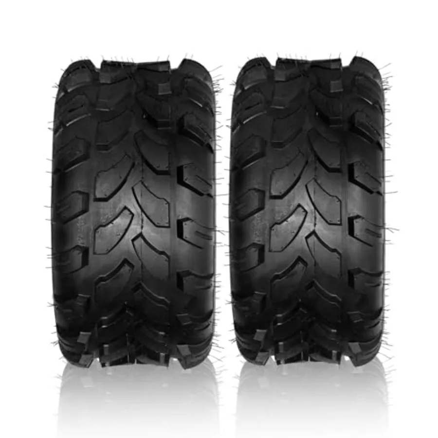 إطارات ATV UTV LawnMowers 20x108 6 PR Directional Tread Sports مجموعة إطارات الطين لجميع التضاريس مكونة من زوجين لأداء الطرق الوعرة