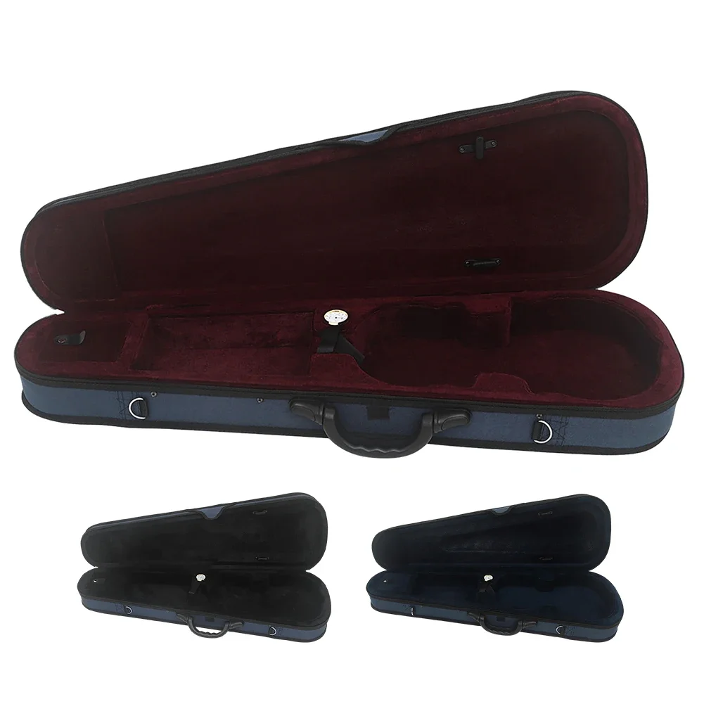 

Violin Case Bag Full Size 4/4 Lightweight Portable Violin Box Violin Triangular Storage Case Musical Instrument Accessories