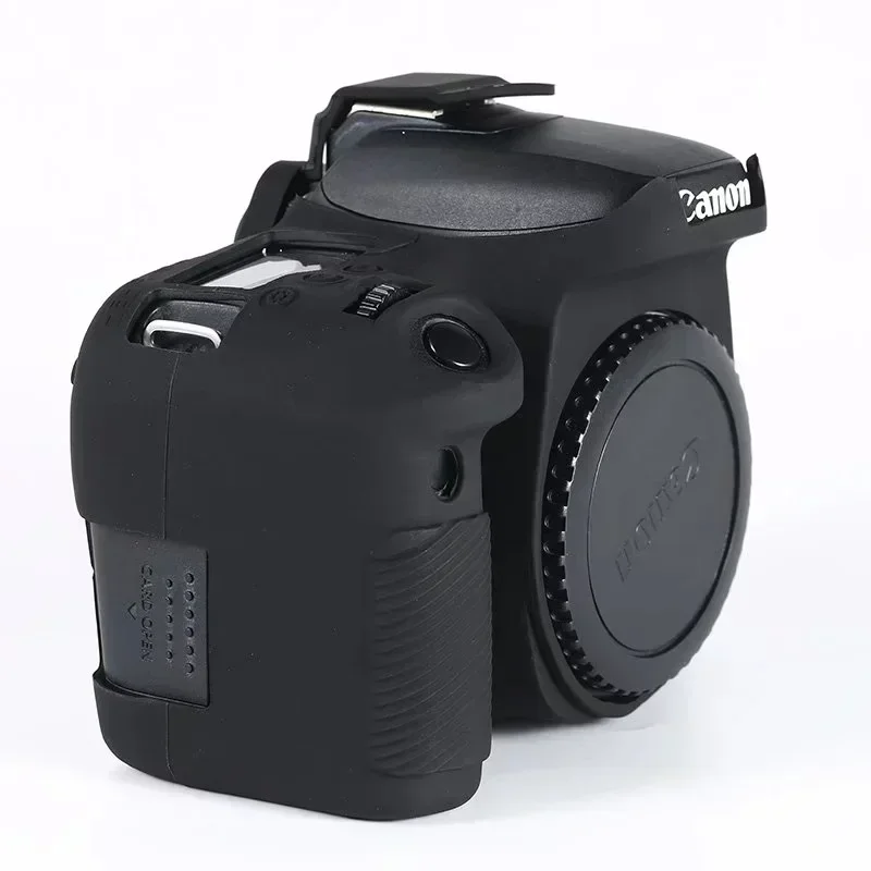 Silicone protector skin bag For Canon 7D2 7D Mark II 7dii 77D 70D 80D 90D R10 R7 R6 RP 5D2 5D3 5D4 rubber case cover camera soft