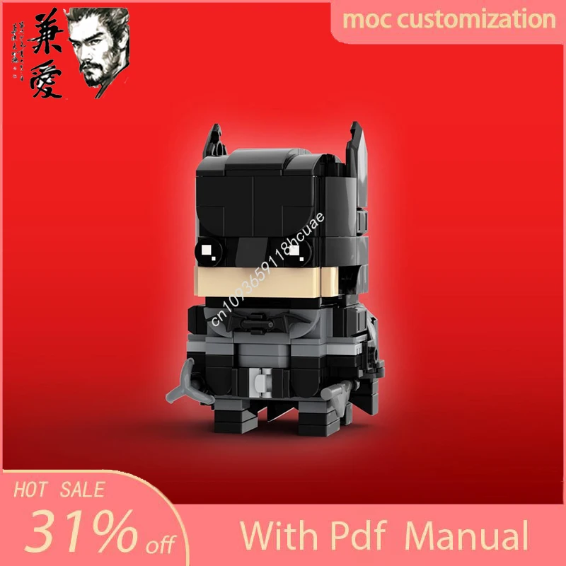 

224 шт. Moc Custom The Bat People Brickheadz модель строительные блоки DIY креативная сборка развивающие кирпичи игрушки праздничные подарки