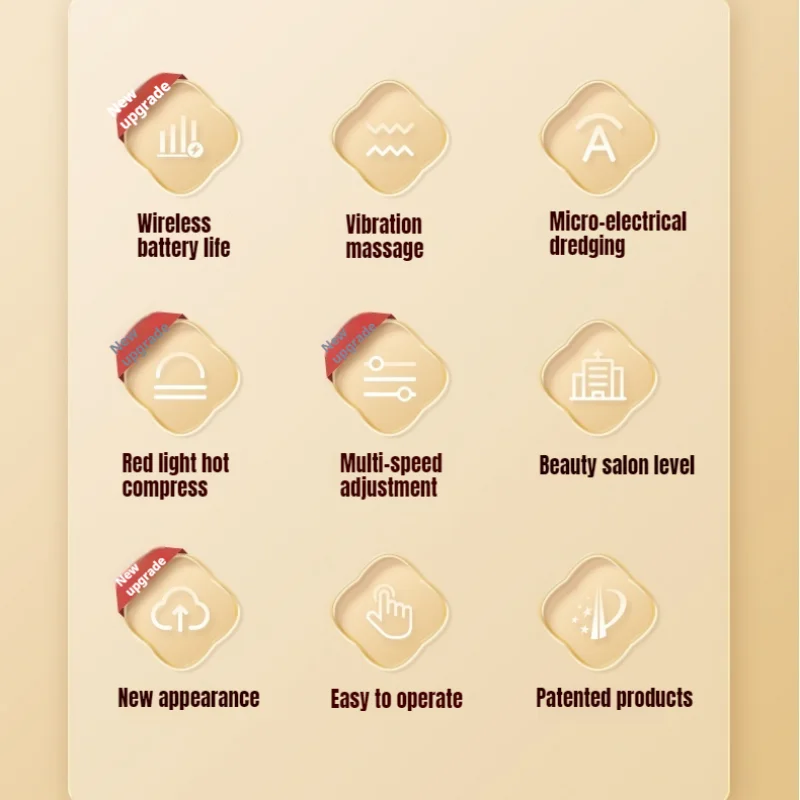 Spazzola meridiana elettrica Strumento per raschiare ricaricabile Spazzola per massaggio meridiano con draga per pancia sottile