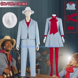 Anime Die With A Smile Cosplay Bruno Cosplay Suit GaGa Costume Dress Halloween Party Costume Takerlama Mars Cowboy Hat
