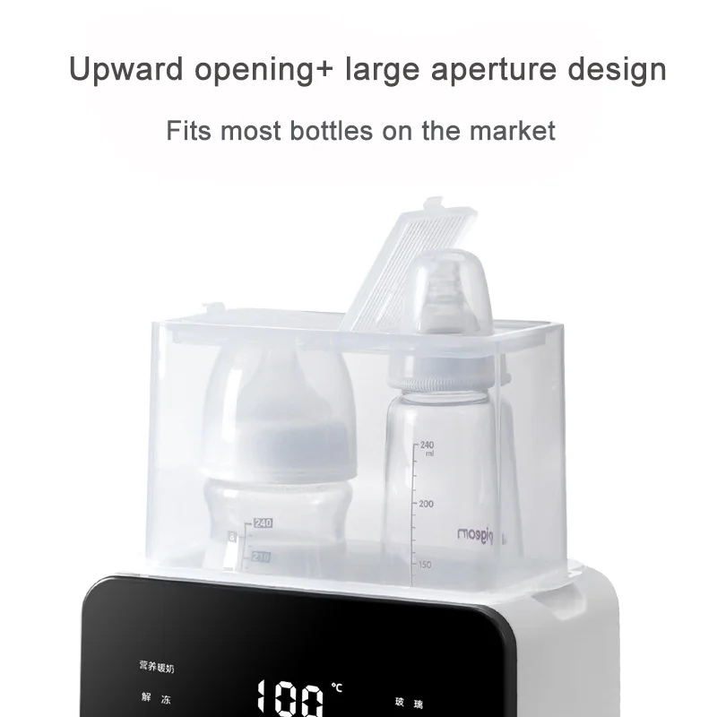 Multifunction Baby Bottle Warmer Newborn Babies Milk Double Nursing Bottle Heater Sterilizer with Accurate Temperature Control