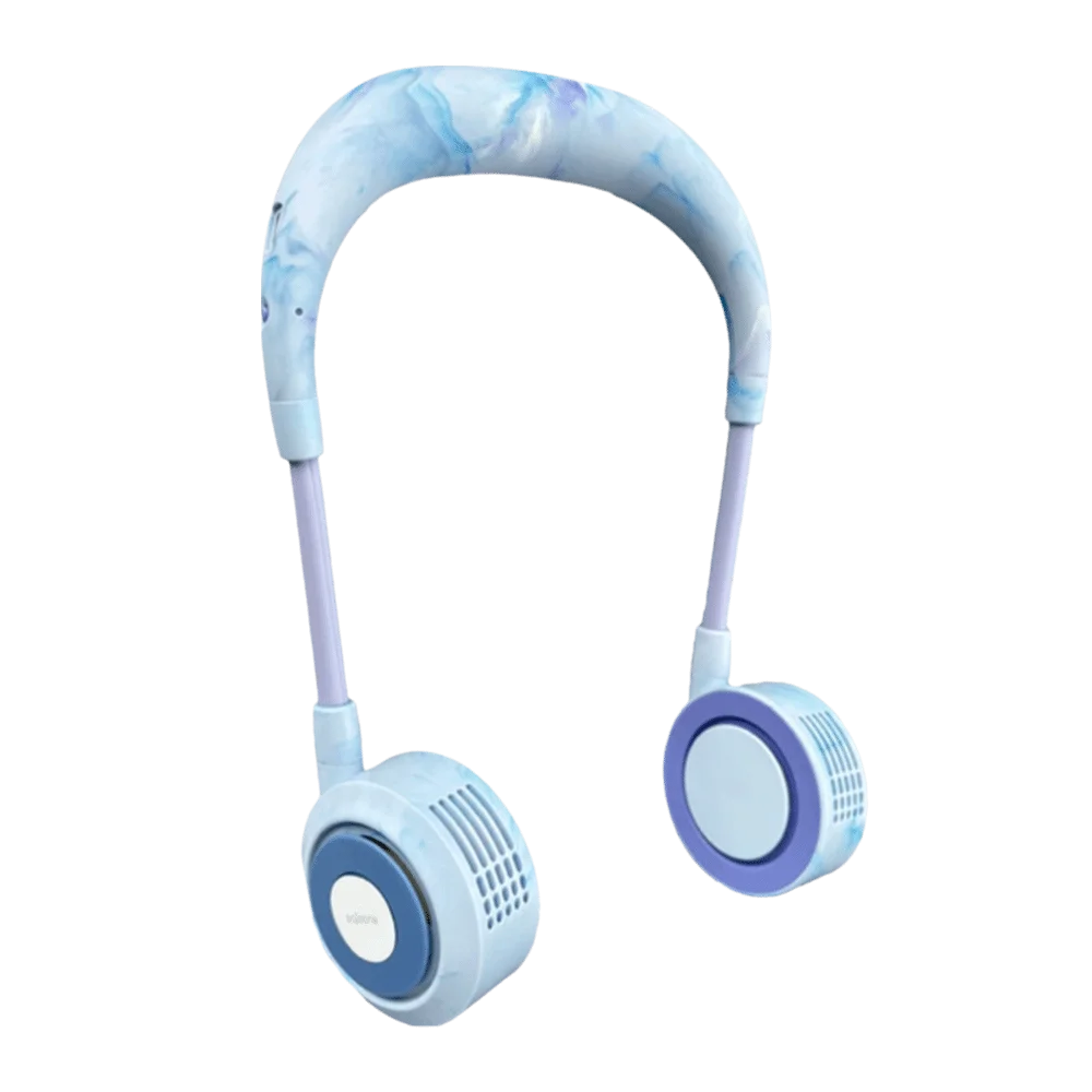 

Складной безлопастной вентилятор для шеи с низким уровнем шума, вращение на 360° ° Охлаждающий USB-вентилятор с возможностью подзарядки, легкая конструкция, удобный дизайн