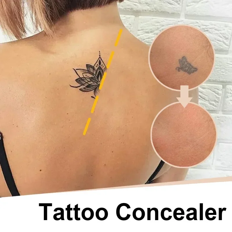 Two Color Tattoo Concealer Birthmark Scars Invisible Waterproof Sweat Proof Make Brighten Skin Base  Foundation Cover Conceal