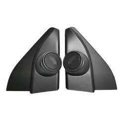 New-2PCS Car Tweeter Speaker Modified Audio Door Corner Glue Speaker Cover For Toyota Hilux For Fortuner 2016-2020