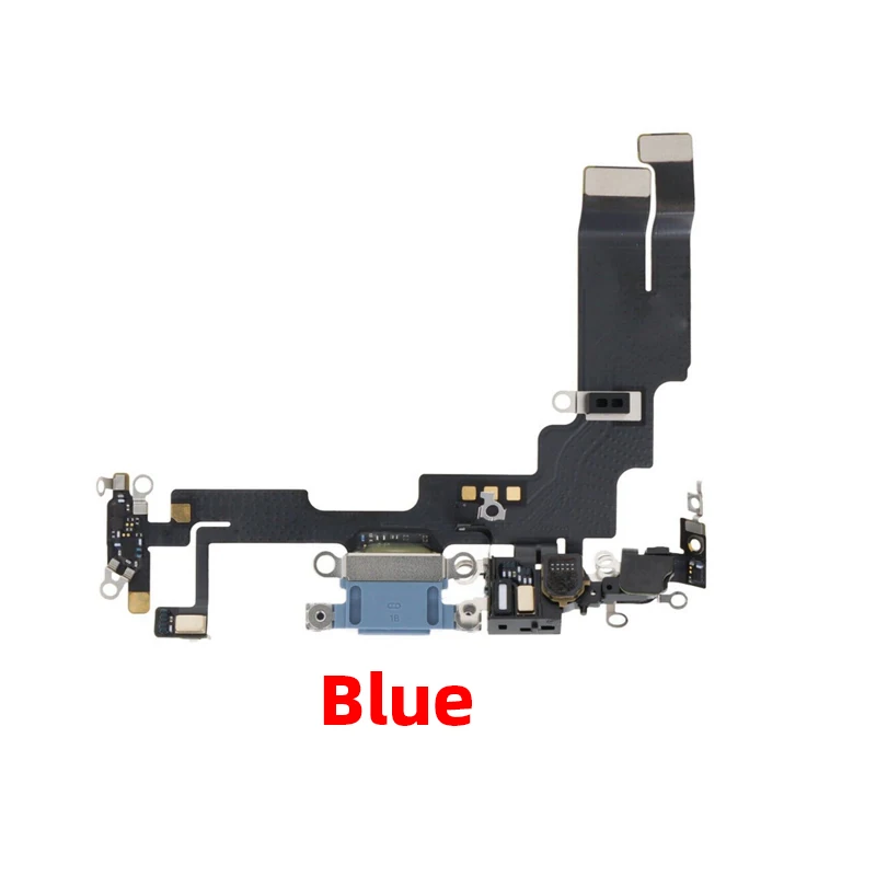 Original For iphone 14 Charging Port Flex Microphone Mini USB Charger Dock Connector Repair Replacement Parts